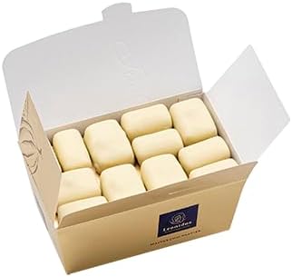 Leonidas Belgian Chocolates Manon Blanc & Manon Cafe' Coffee Butter Cream with Praline Base, with and Without Hazelnut (500g 28 Piece Approx)