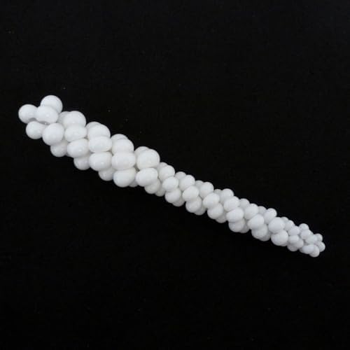 Bohemia Crystal Valley 2 pcs Complete Kit for 2pcs Icicle Creation (incl beads, wire, instruction with images) 2 pcs Opaque White