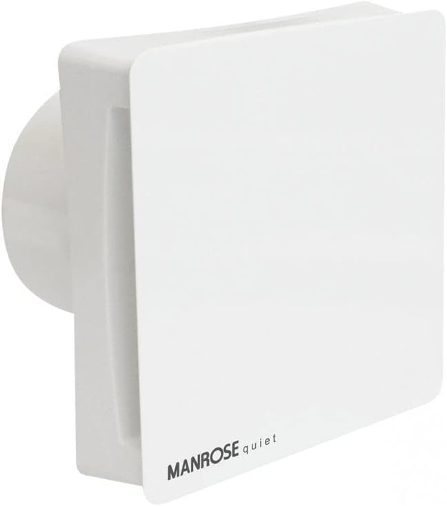 Manrose QF100TX5CON Conceal X5 Zone 1 Quiet Extractor Fan 100mm with Timer (White)