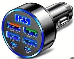 6-in-1 Multifunctional Fast Charging Car Charger