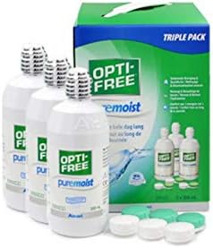 Opti-Free PureMoist Multifunctional Disinfection Solution in 3 Bottles