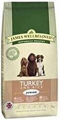 James Wellbeloved Complete Junior Dog Food with Turkey & Rice (2kg)