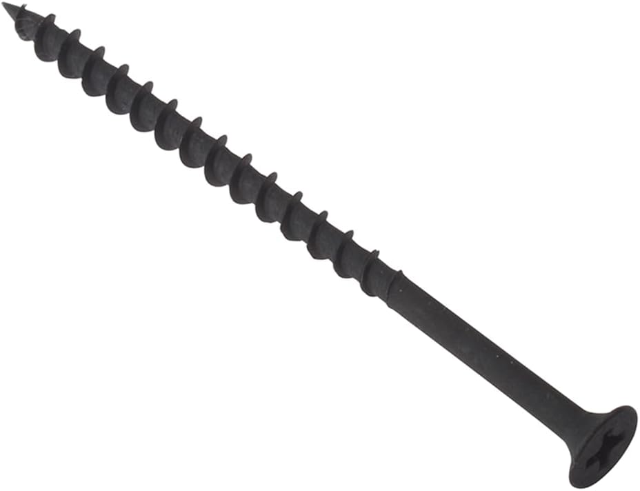 ForgeFix Drywall Screws Coarse Thread | 3.5 x 42mm | Black Phosphate | Box 200