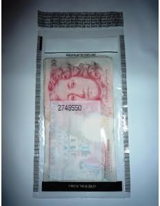 1000 x Tamper Evident Money/Note Wrapper Bank bags