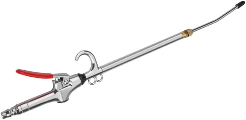 High Volume Air Blow Gun 10.44-18.48 Inch Extensible Stainless Steel Air Flow Nozzle, PM20 Quick Connector, for Air Compressor Attachments