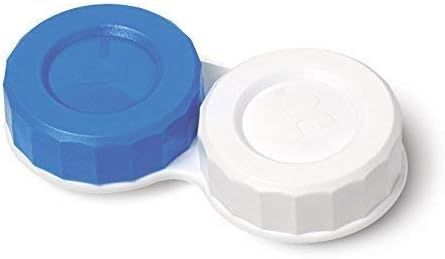 Standard Screw Top Contact Lens Soaking Storage Case With L and R Caps (CE & FDA Approved)