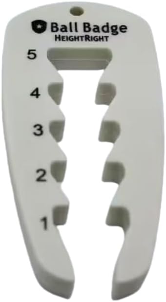 Ball Badge HeightRight Adjustable Golf Tee Height Tool