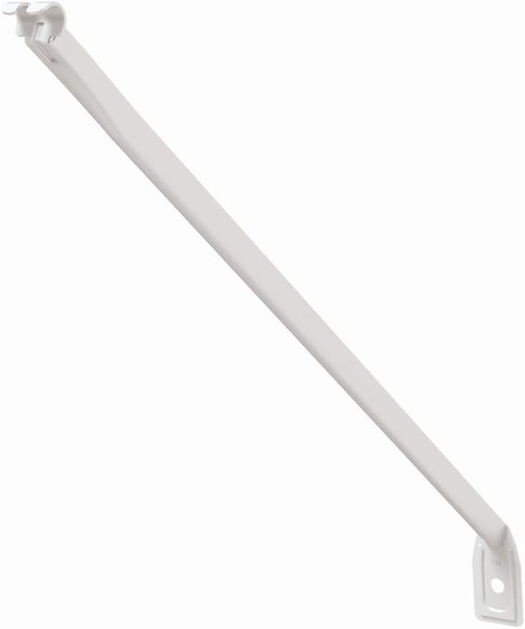 ClosetMaid 21775 12-Inch Support Brackets for Wire Shelving, White,12-pack