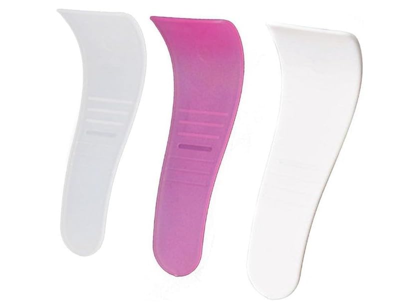 3Pcs Hair Wax Cleansing Spatulas, Sticks Mask Scraper,Non-Stick Wax Spatulas Hair Removal Waxing, Waxing Applicator, Depilatory Creams Removal Beauty Tools Shave and Hair Removal