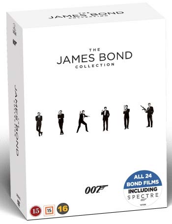 Bond Collection - 24-DVD Box Set ( Spectre/ Skyfall / Quantum of Solace / Casino Royale / Die Another Day / The World Is Not Enough / Tomorrow Never Dies [ NON-USA FORMAT, PAL, Reg.2 Import - Swe
