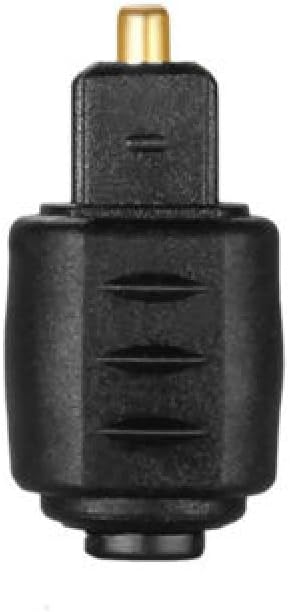 New Optical Audio Adapter 3.5mm Female Jack Plug to Digital Toslink Male