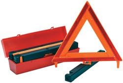 1005 Highway Safety Warning Triangles Kit of 3 with Case