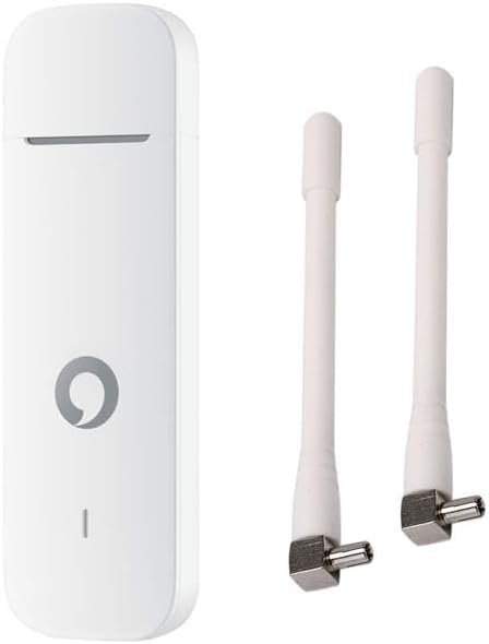 Unlocked K5161H 4G USB Dongle (White). Super-Fast Qualcomm 150Mbps Speed. Internet on the move. Works with any Network Sim Card Worldwide + 2 x Antennas