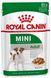 Royal Canin Mini Adult in Gravy Wet Dog Food 85g (24 Packs)
