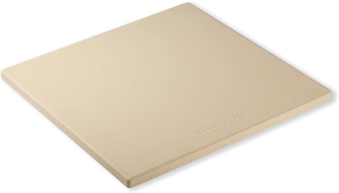 13.2" x 13.2" x 0.6" Square Cordierite Pizza Baking Stone Perfectly Compatible for Ooni Karu, Koda & Fyra 12 Pizza Oven