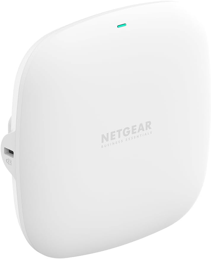 NETGEAR Wireless Access Point (WAX210)| WiFi 6 Dual-Band AX1800 Speed | 1 x 1G Ethernet PoE Port| WPA3 Security | Create Up to 4 Separate Wireless Networks | Ceiling and Wall Mount