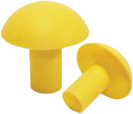 Rebar Safety Caps End Identification (Large Bulk Bags Available) ~ 6-18mm or 16-32mm ~ Bar Mushroom Building Construction Site Supplies (25, 6-18mm)