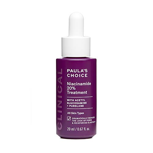 Paula's Choice CLINICAL 20% Niacinamide Vitamin B3 Concentrated Face Serum, Anti-Aging Serum for Face, Treatment for Discoloration & Minimizing Large Pores, Fragrance-Free, 0.67oz