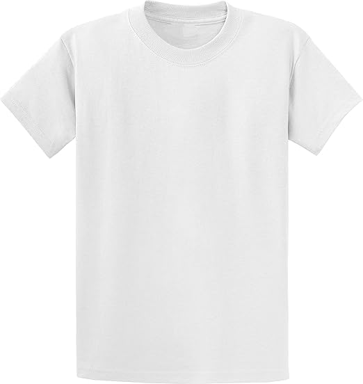 Men's Essential 100% Organic Ring Spun Cotton T White