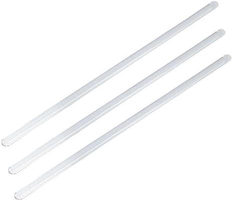 Kabalo Set Of 3 Glass Stirring Stirrer Rods For Scientific Chemistry Laboratory Lab Use