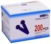 GlucoRX Lancets Sterile (Pack of 200) (3491354)