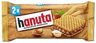 18x Hanuta Haselnuss-Schnitte 44gr