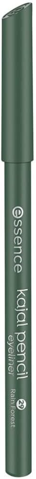 essence cosmetics Kajal Pencil, No. 29 Rain Forest, Green, Defining, Long-Lasting, Colour-Intensive, Matte, Vegan, Microplastic Particles Free, Nanoparticles Free (1 g)