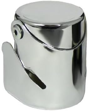 Wine Essentials Chrome Plated Champagne and Sparkling Wine Stopper, Seal