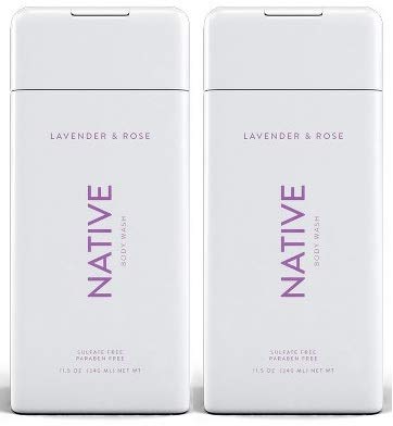TKK Native Body Wash - Lavender & Rose 11.5 oz (340ml) - 2-PACK