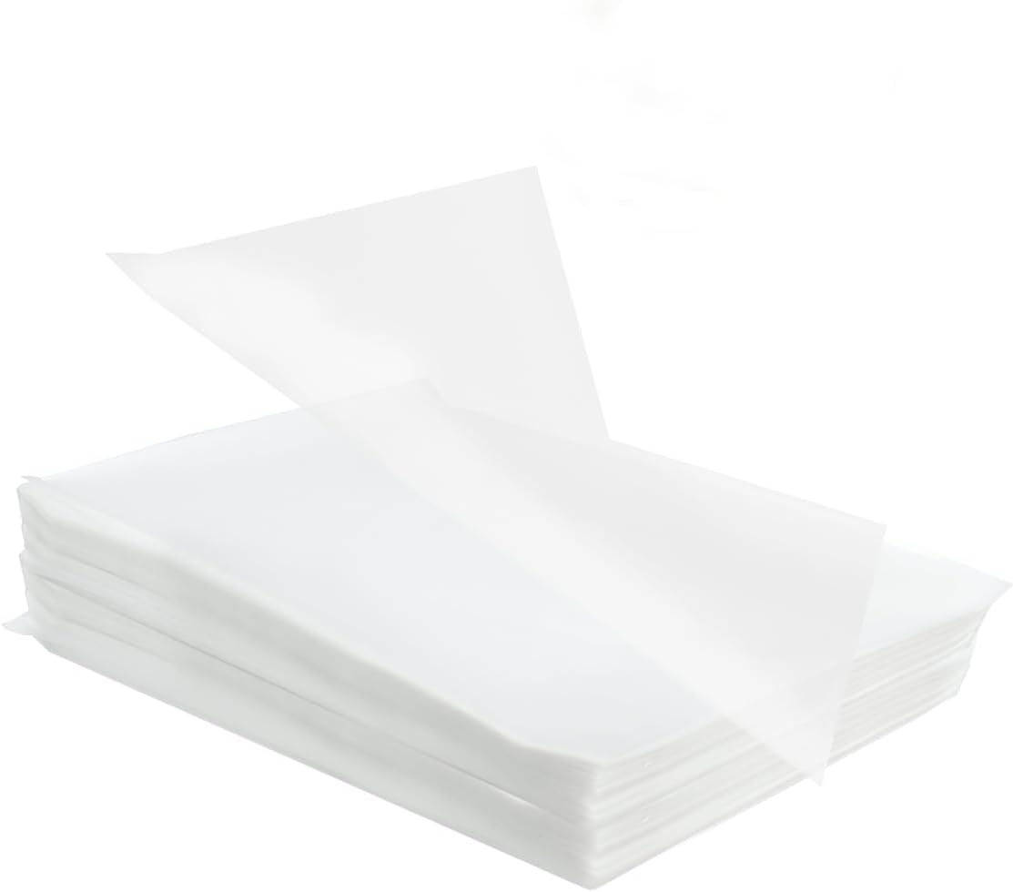 Glutinous Rice Paper Edible Rice Paper Wafer Papers 3.15x4.72 inch Edible Candy Wrappers 500 Pieces