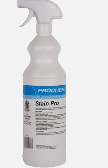CD Pro-chem Stain Pro Professional Stain Remover to Remove Blood, Vomit, Wine, Ink, Tea, Coffee, Milk and Food Based Stains-carpet and sofa stain remover pet stain remover (1 Litre)