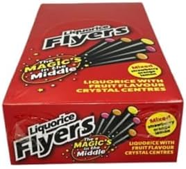 Flyers Giant Liquorice Sticks Carton - 40 Assorted Flavours | Classic British Sweets | Bulk Confectionery for Events & Sharing