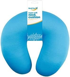 Super Soft Travel Neck Cushion Pillow MICROBEAD Camping Holiday Sleep New Assorted Color