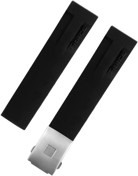 FFHAO Sports Silicone Watch Bands For Tissot T048 T048.417 Watch Wrist Strap T-Race T-Sports Watchband Bracelet Waterproof Soft Rubber