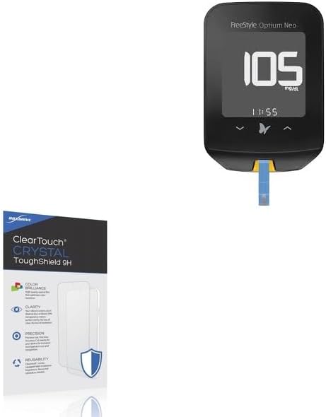 BoxWave Screen Protector Compatible with Freestyle Optium Neo - ClearTouch Crystal ToughShield 9H (2-Pack), Clear 9H Tough Flexible Film Screen Protector