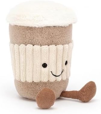 Jellycat Amuseable Coffee-To-Go - L: 6 cm x l: 6 cm x h: 15 cm