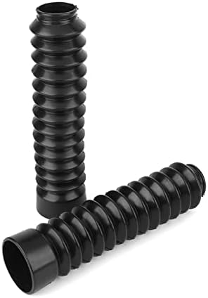 KIMISS 2 Pcs Motorcycle Rubber Front Fork Boots Universal Motorcycle Bike Front Fork Cover Gaiters Gators Boots GLF