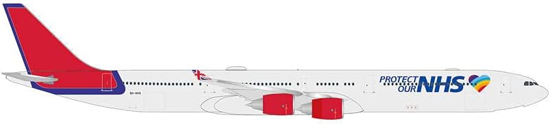 Herpa Maleth Aero A340-600 1/500 Protect Our NHS (**) HE535496