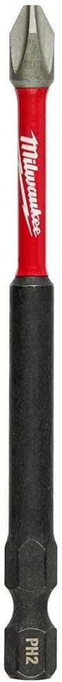 MILWAUKEE ELECTRIC TOOL 48-32-4564 Shockwave 3-1/2" Power Bit Phillips #2 5 Pack