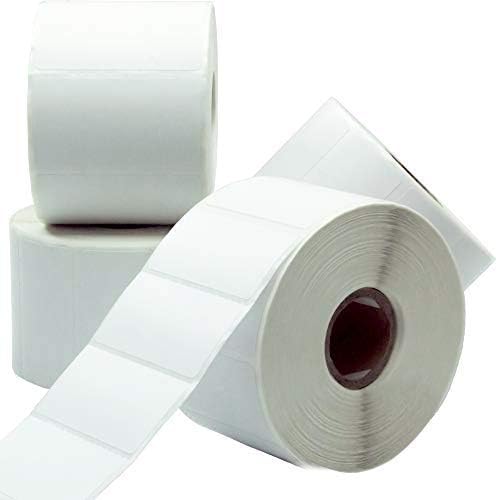 Premium, Extra Sticky 2x1in Direct Thermal Label 4 Pack. Bulk (5,520 pcs) Perforated Top Coated, Self-Adhesive Stickers for FNSKU Barcodes. Zebra Printer Compatible. Packaging and Shipping Supplies.