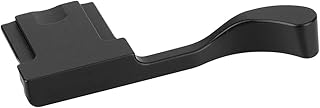 Camera Thumb Grip Portable Aluminum Alloy Hot Shoe Thumb Up Hand Grip for X-100F X-A5 Mirrorless Camera(black)
