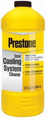 Prestone AS105 Total Cooling Syststem Cleaner for Radiator, Heater Core, and Hoses, 22 oz., 1 pack , (Packaging May vary)