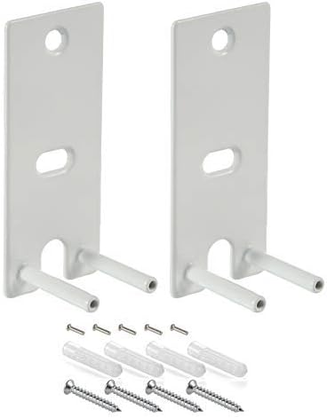 Pair Steel White Wall Mount Brackets Replacement Compatible with Bose OmniJewel Lifestyle 650 Home Entertainment System and Bose Surround Speakers 700