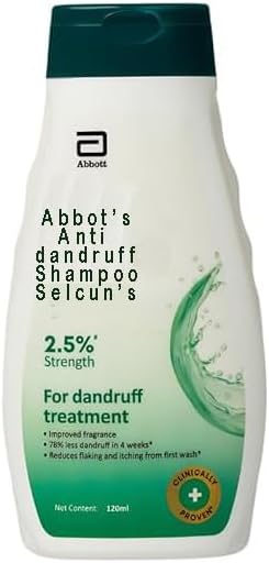 Selcun"s Anti Dandruff Shampoo for Men and Women, Clears Away Dandruff Flakes, Relieves From Excessive Oil, Relieves From Dandruff Related Itching - 120gram