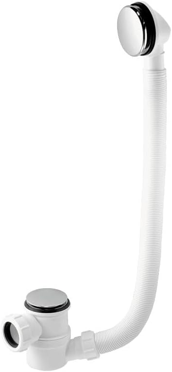 McAlpine HC2650UK Bath Trap with Top Access - Chrome/White