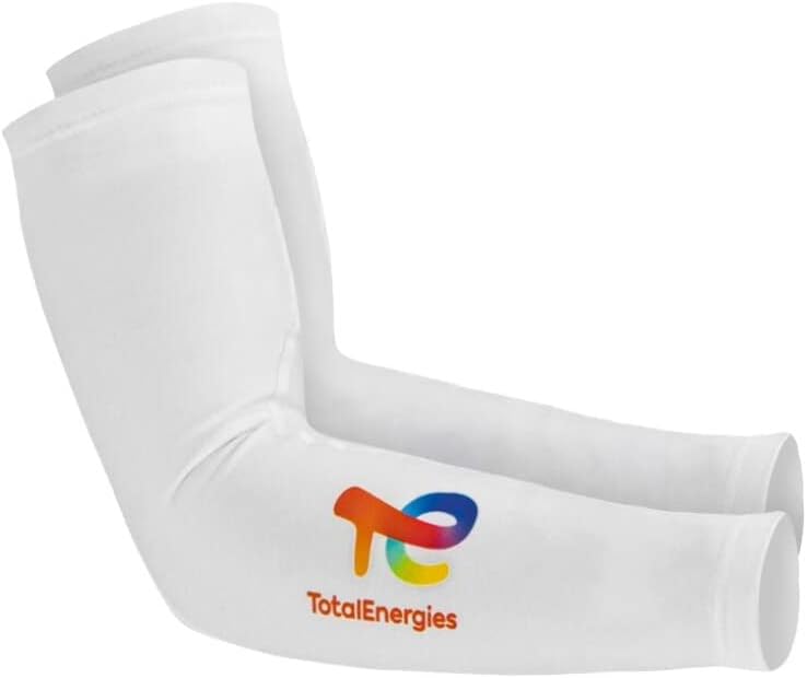 Pro Team UV Protection Cycling Arm Sleeves For Men & Woman,Breathable Outdoor Sports Sunscreen Protector Armwarmers, 22 Totalenergies, S