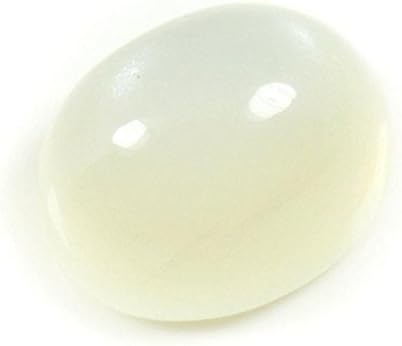 , 6.25 To 6.50 Ratti Lab-Certified Natural Raimbow A+ Quality Moonstone Chandramani Cabochon Cut Finishing Loose Gemstone For Men'S And Women'S-B09HHN6PDD