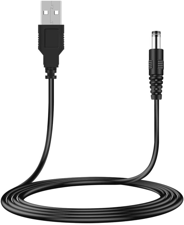 USB Charging Cable Replacement for WeightWorld Circulator Foot Circulation Machine Power Supply Adapter Cord Cable