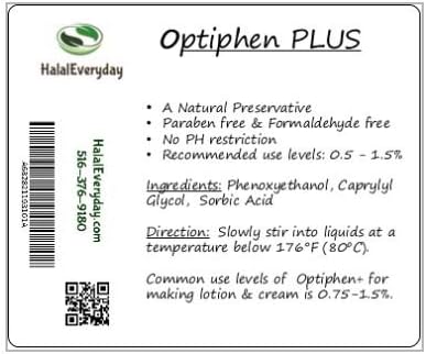 Optiphen Plus - Optiphen + Water Soluble and Gentle Preservative 2 Oz - Our Formula of Optiphen with Sorbic Acid - Enough Preservative for About 12 Pound of Solution