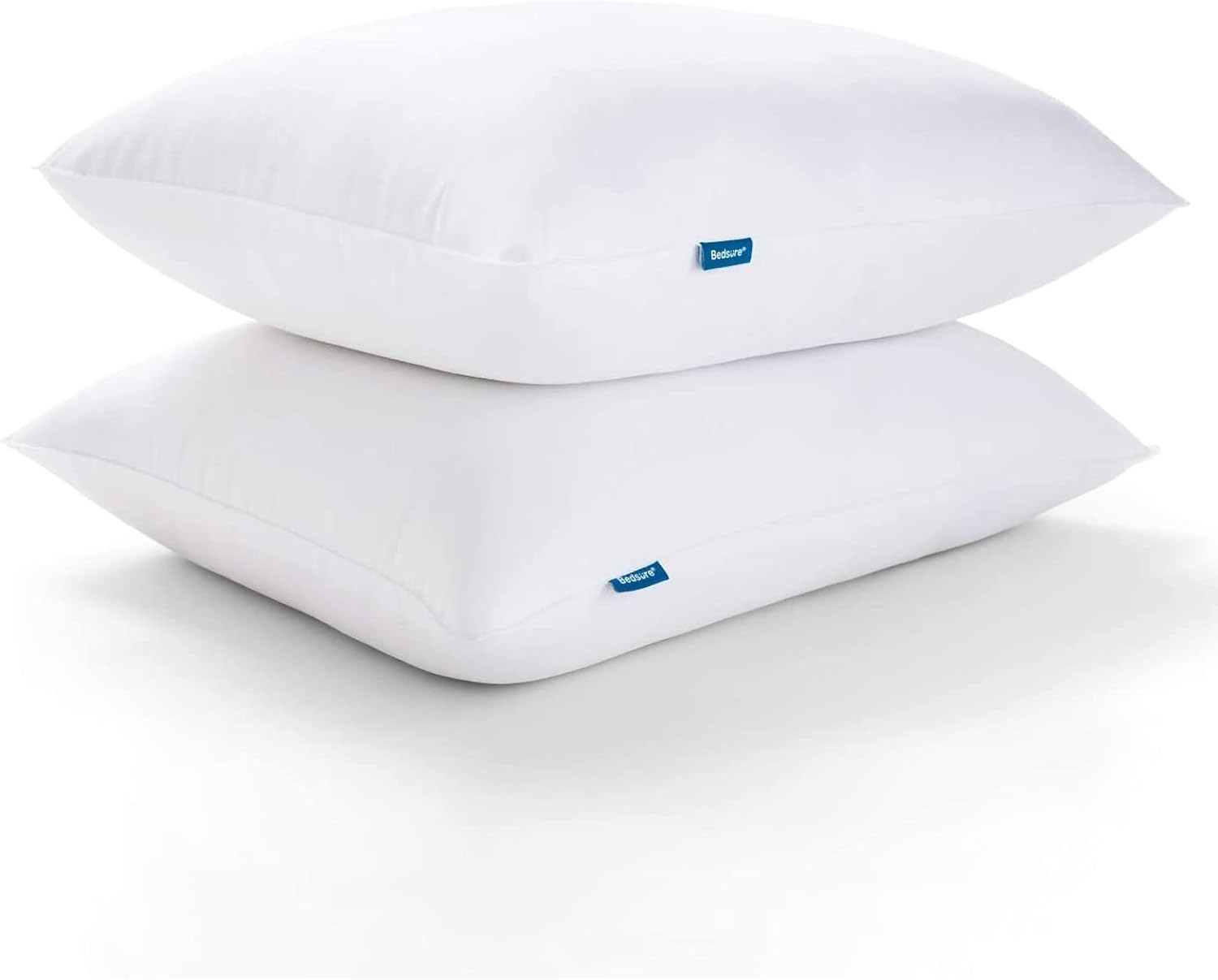 Bedsure Pillows Standard Size Set of 2 - Standard Size Bed Pillows 2 Pack Premium Down Alternative Hotel Pillows Set of 2- Soft and Supportive Dorm Pillows for Side and Back Sleeper